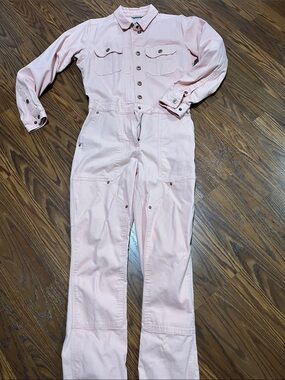 Duluth Trading Co Pink Women's Utility Jumpsuit coveralls xs like new